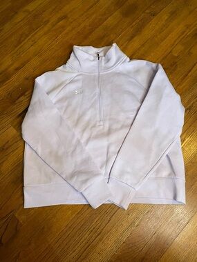 Under Armour Light Lavender Quarter-Zip Pullover